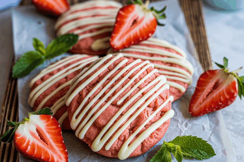 Strawberry Cookies