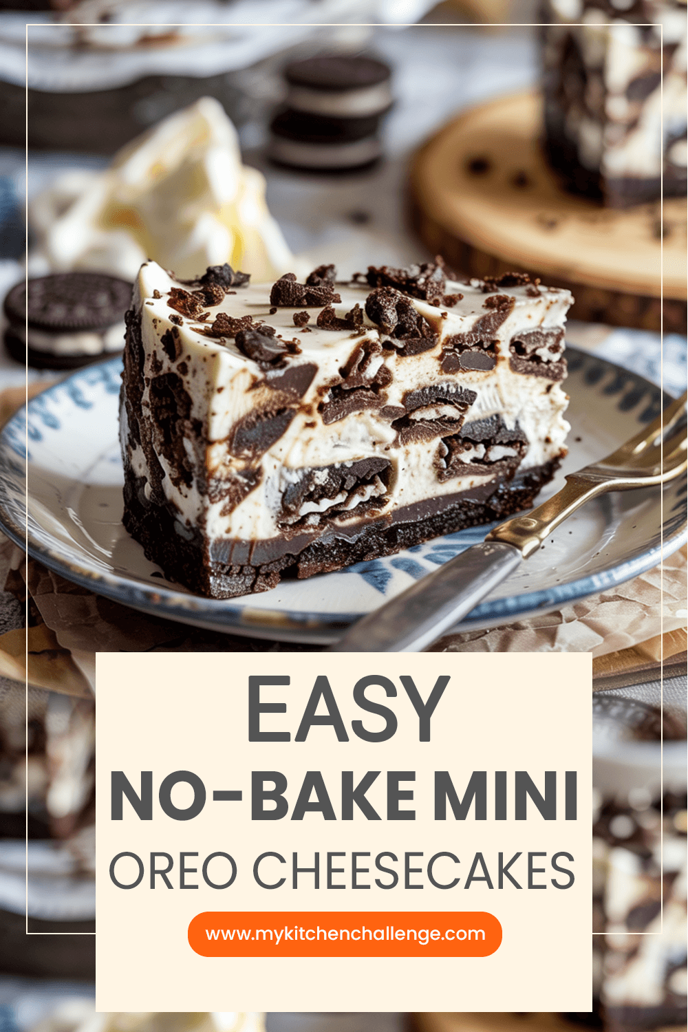 No Bake Oreo Cheesecake