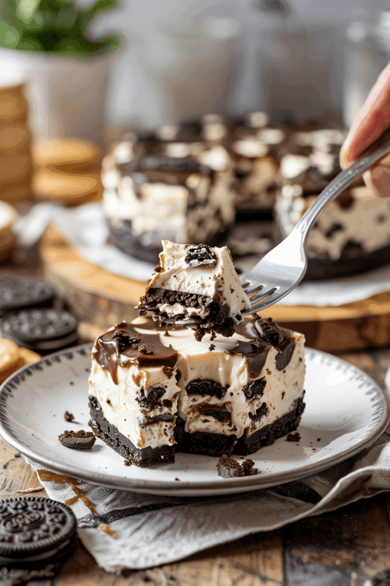 No Bake Oreo Cheesecake