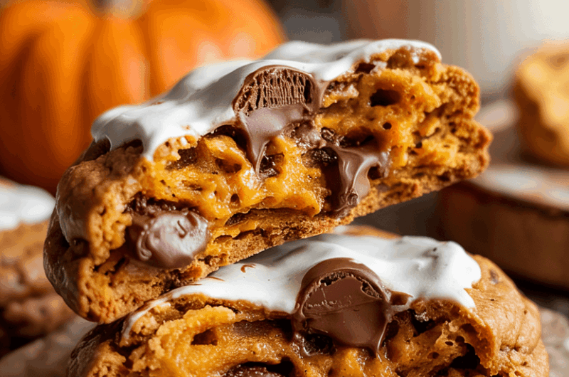 Pumpkin Chocolate Chip Cookies