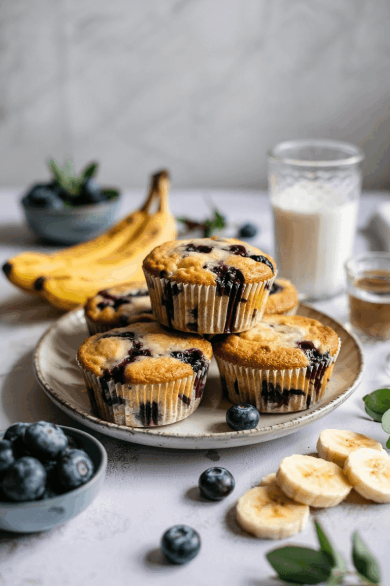 Blueberry Banana Muffins