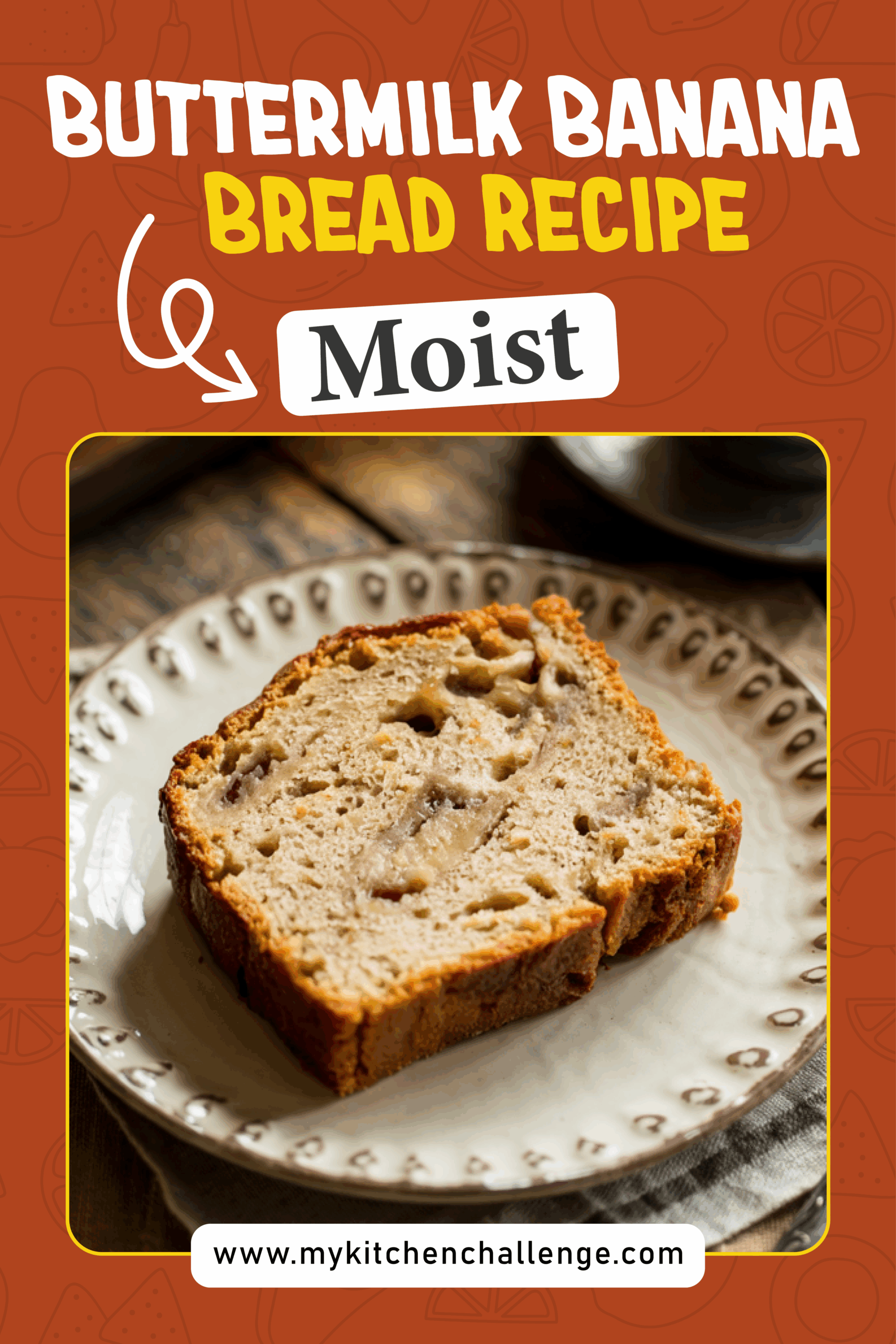 Buttermilk Banana Bread Recipe