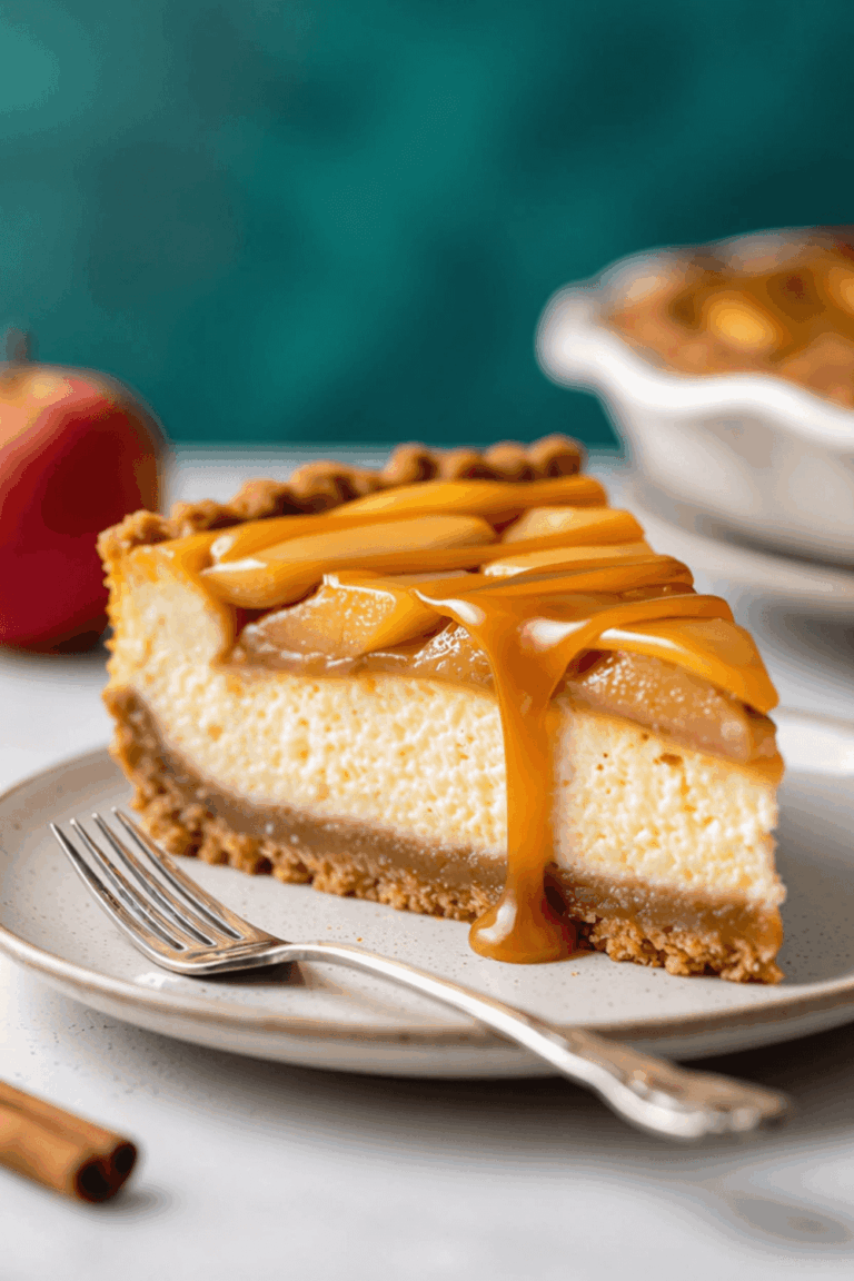 Caramel Apple Cheesecake