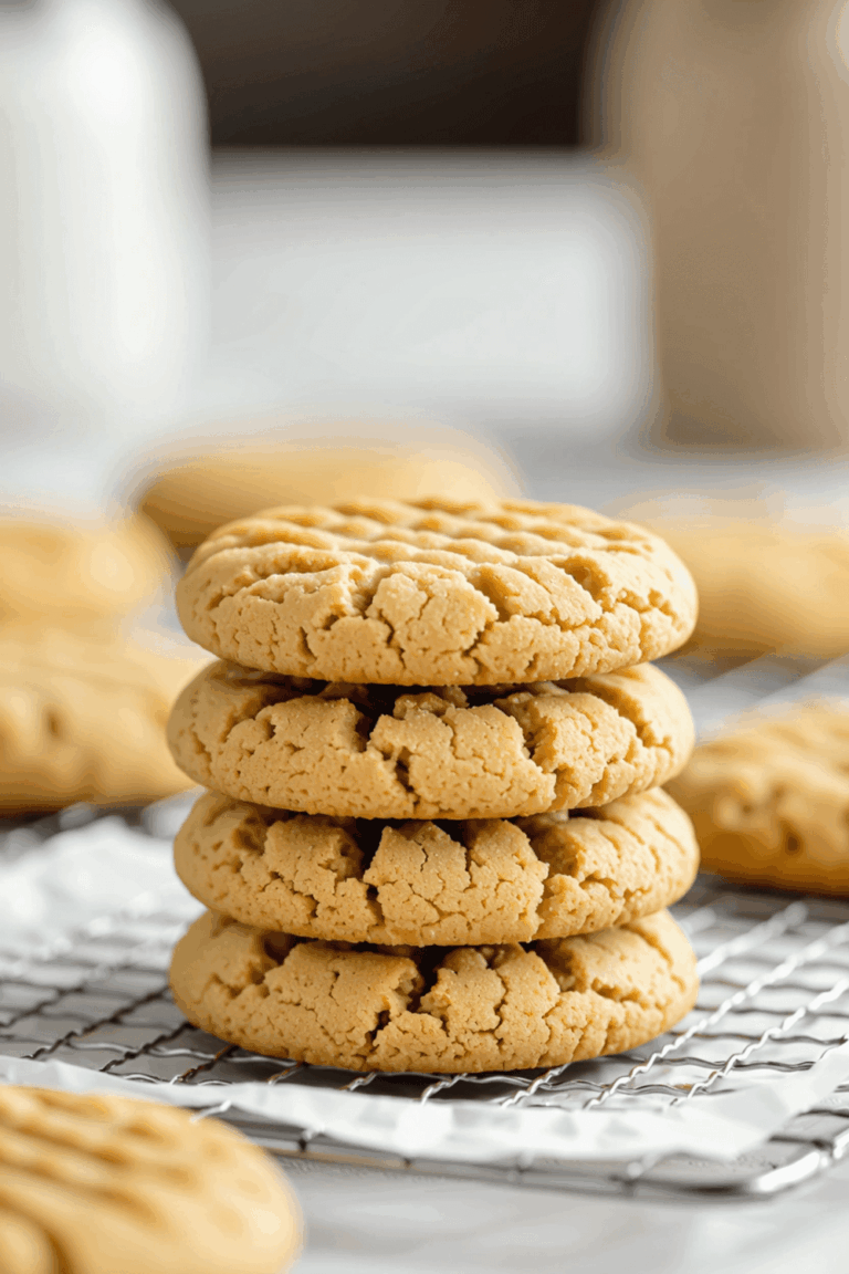 Chewy Peanut Butter Cookies