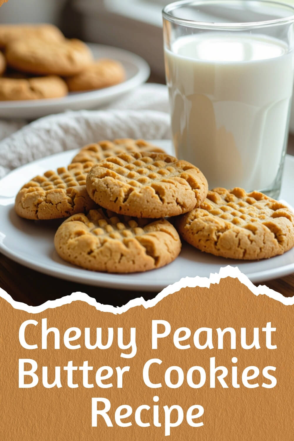 Chewy Peanut Butter Cookies Recipe