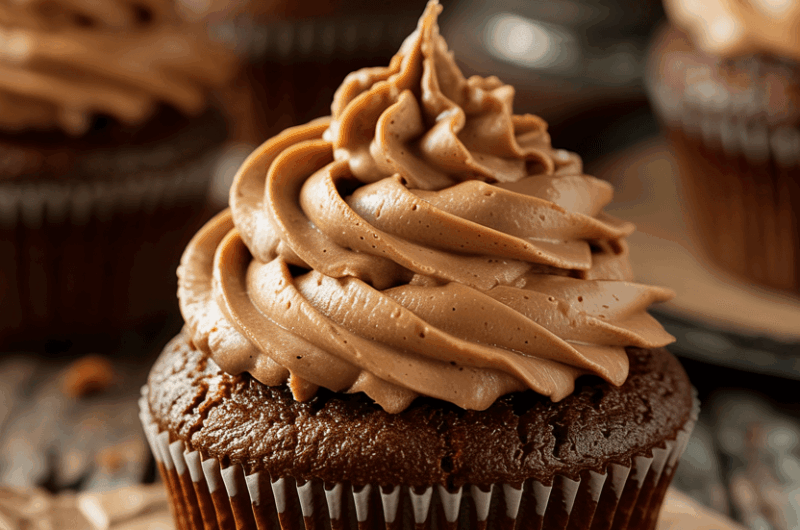Chocolate Peanut Butter Cupcakes