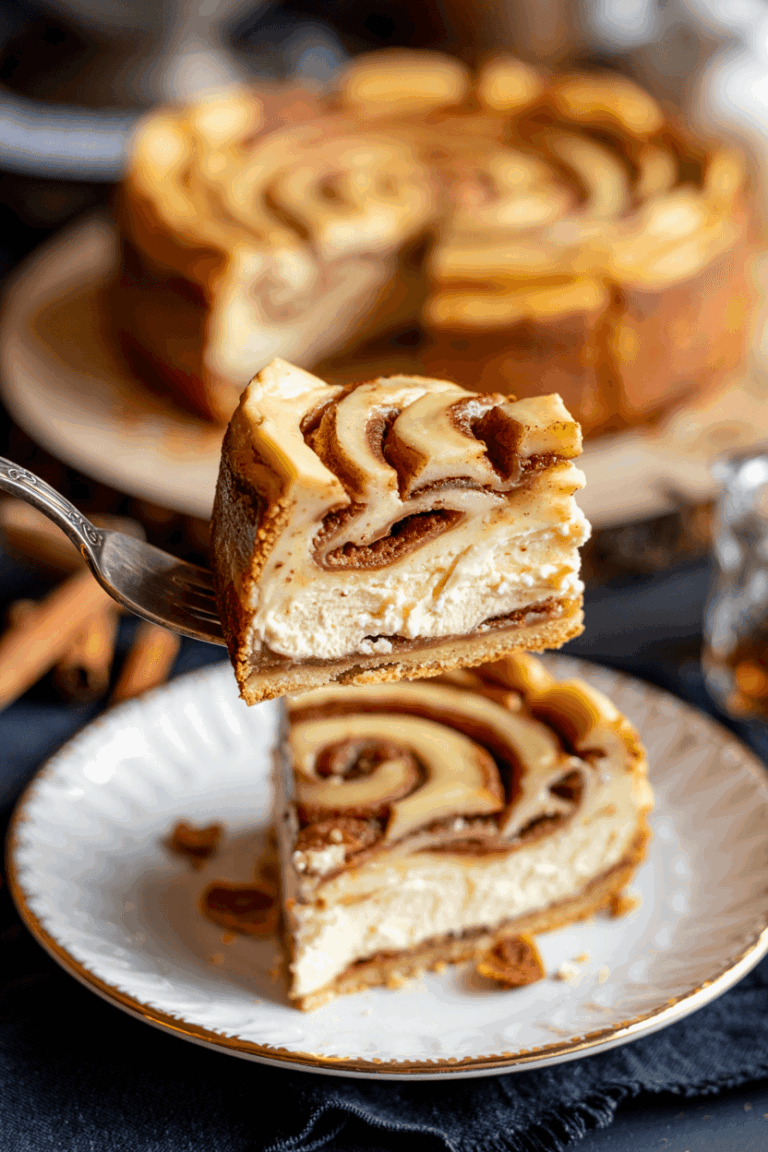 Cinnamon Roll Cheesecake