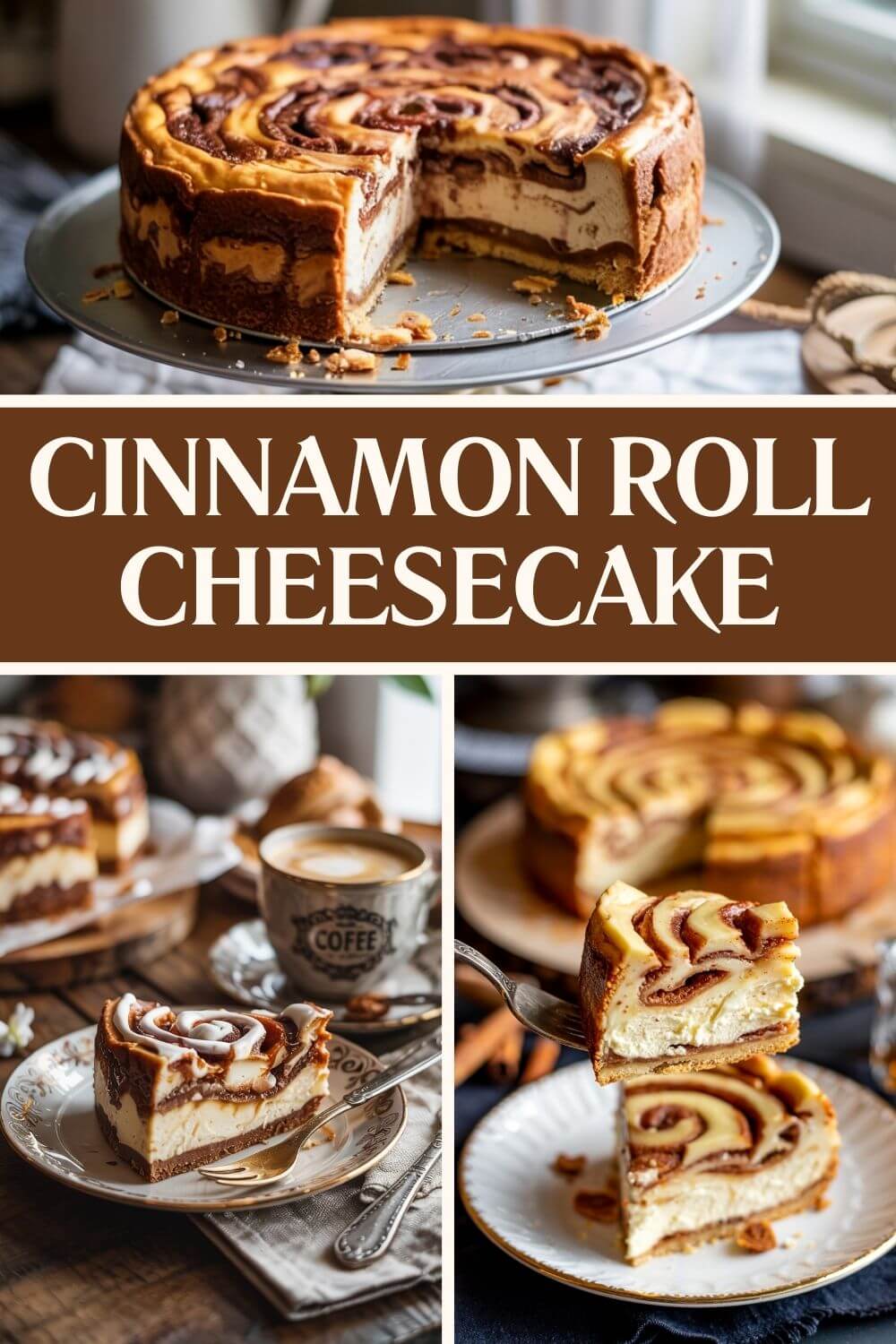 Cinnamon Roll Cheesecake