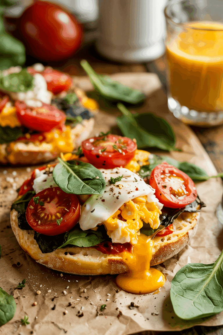 English Muffin Breakfast Pizza