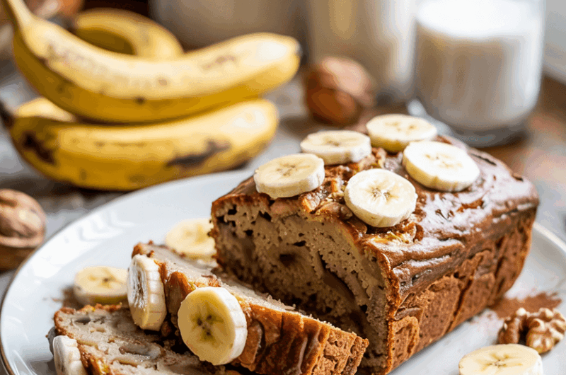 Healthy Banana Bread Recipe