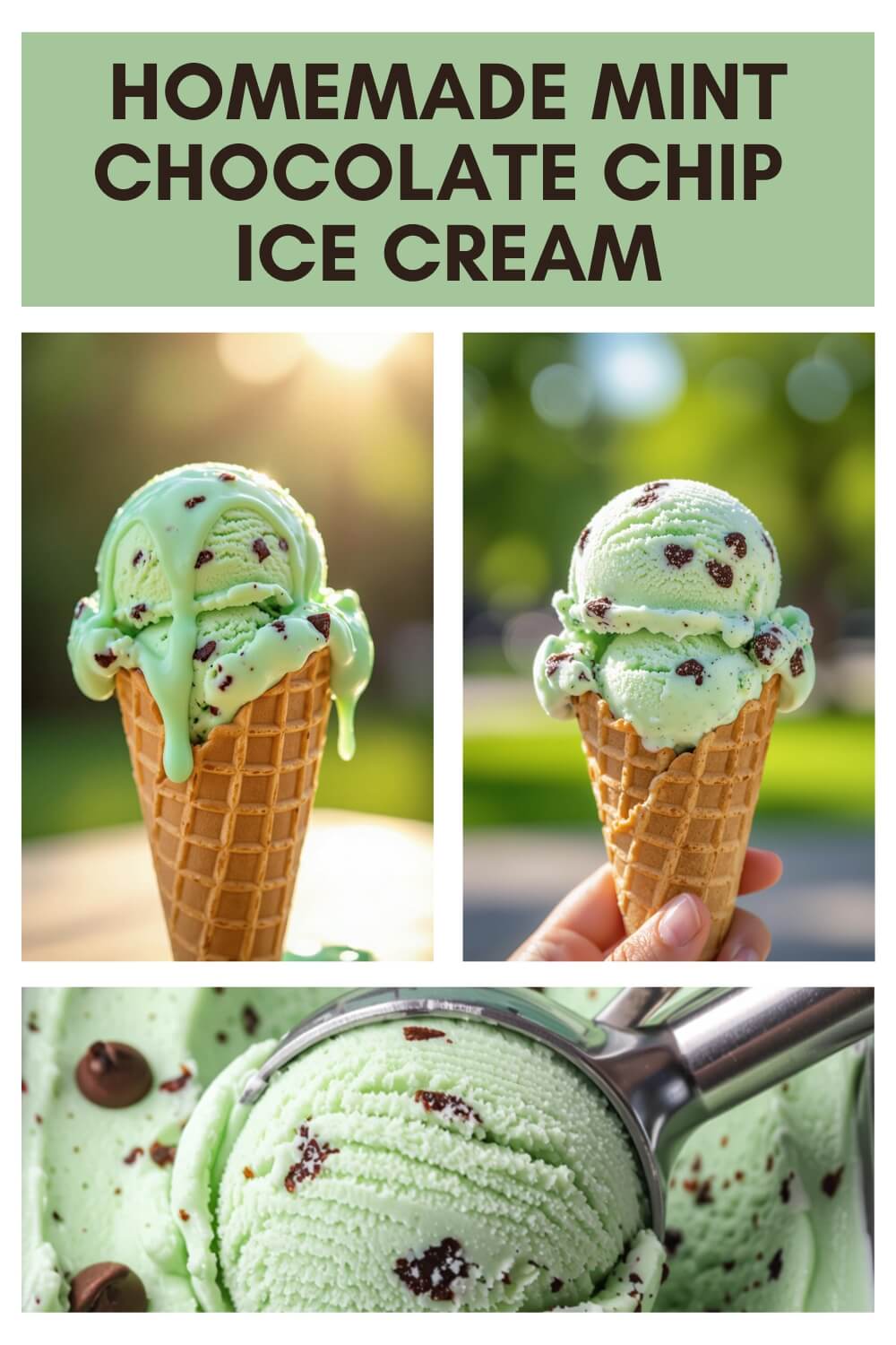 Mint Chocolate Chip Ice Cream