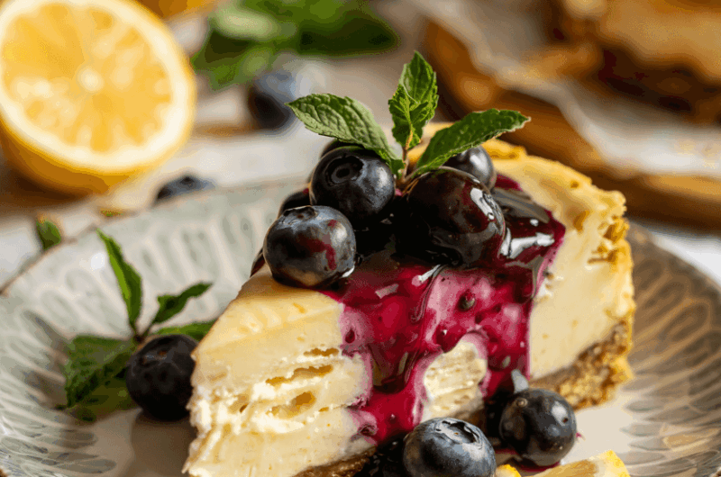 Lemon Blueberry Cheesecake