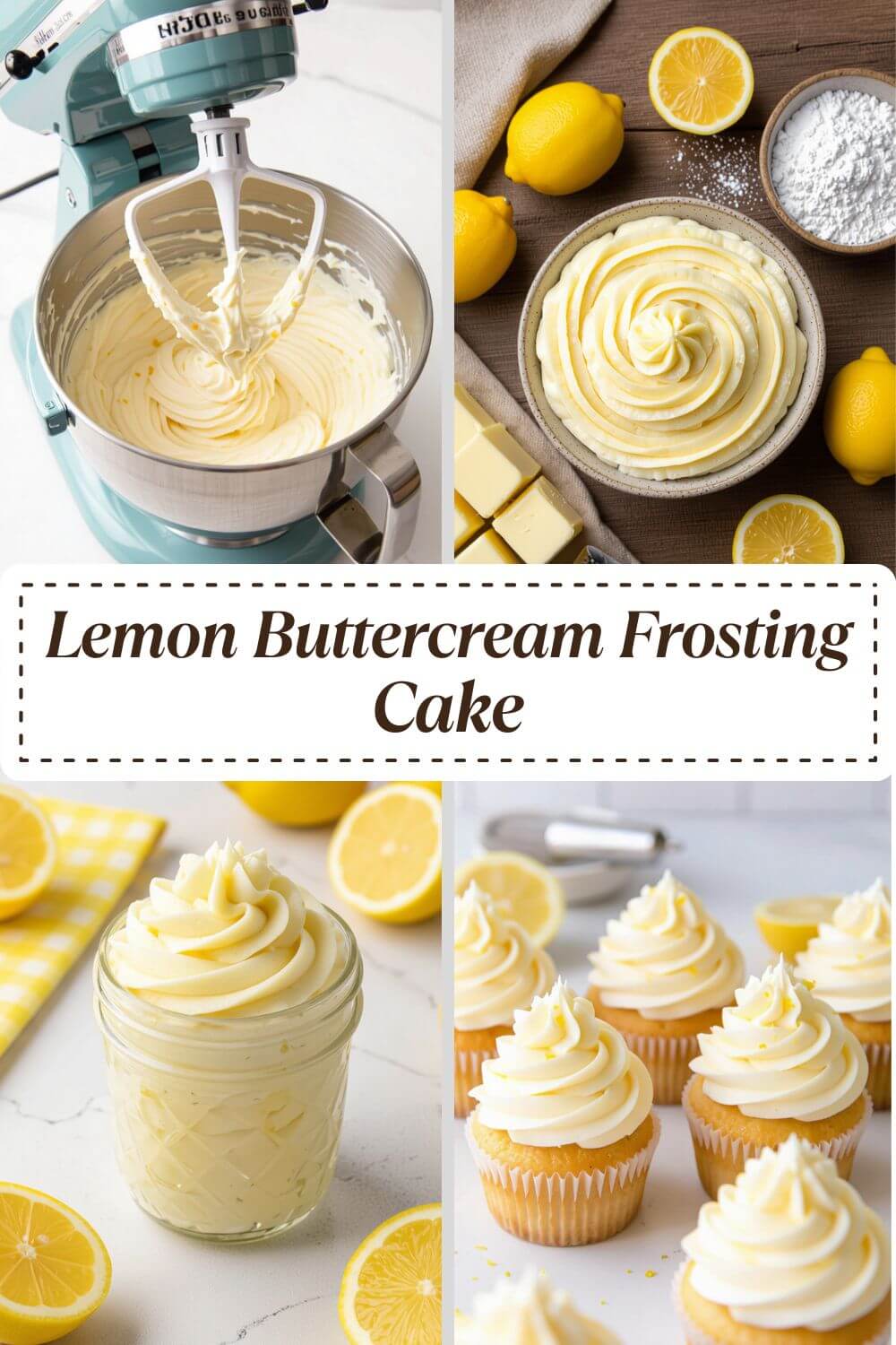 Lemon Buttercream Frosting Cake