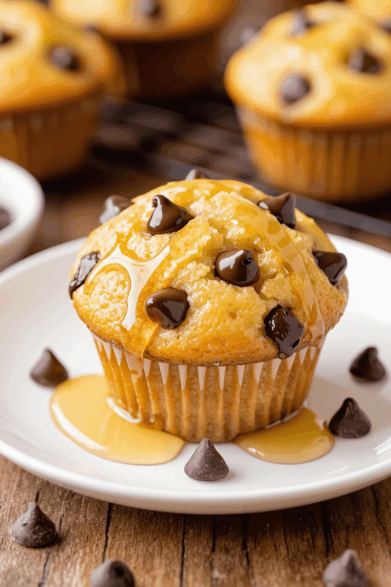 Mini Banana Chocolate Chip Muffins