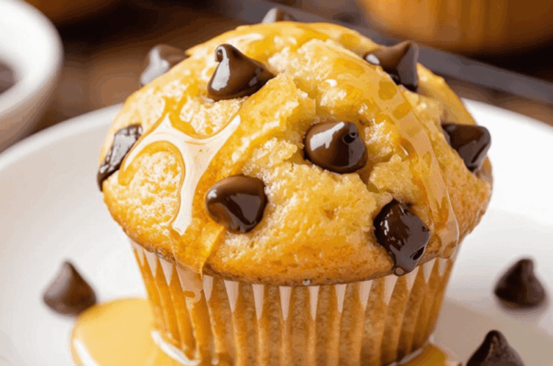 Mini Banana Chocolate Chip Muffins