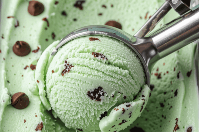 Mint Chocolate Chip Ice Cream