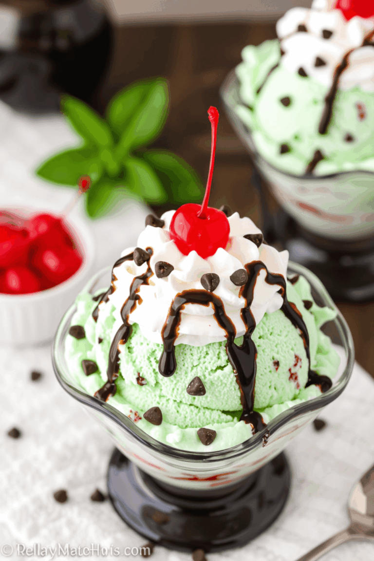 Mint Chocolate Chip Ice Cream