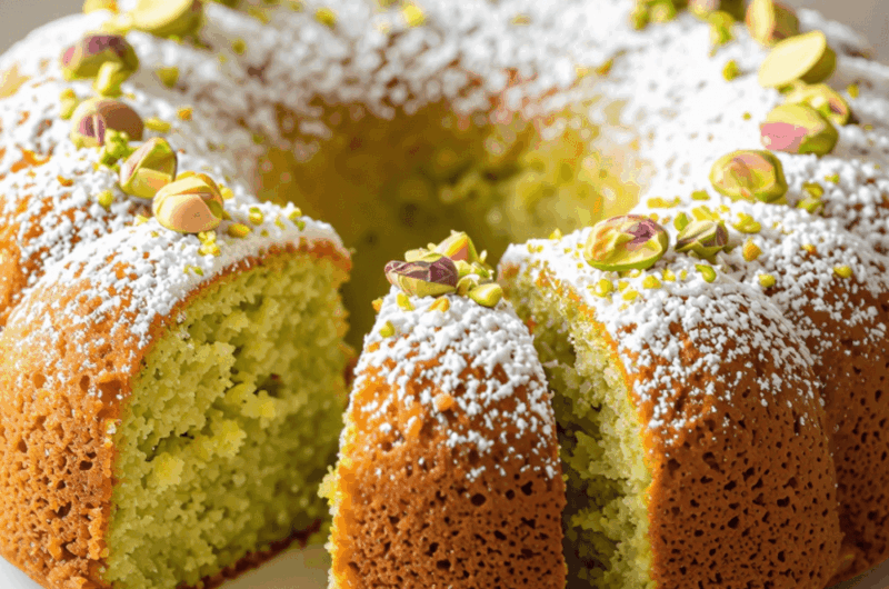 Moist Pistachio Cake Recipe