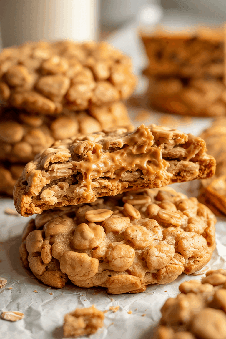 Peanut Butter Oatmeal Cookies