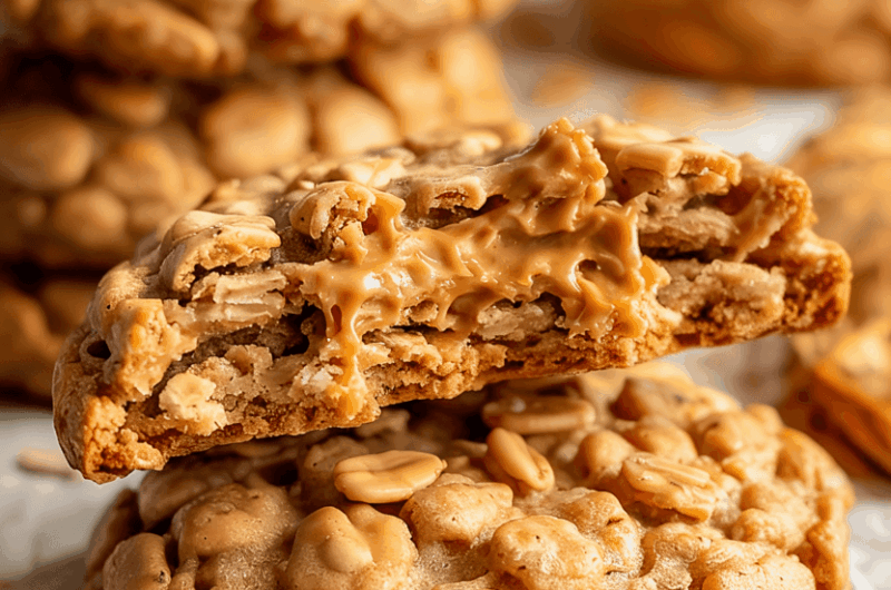 Peanut Butter Oatmeal Cookies