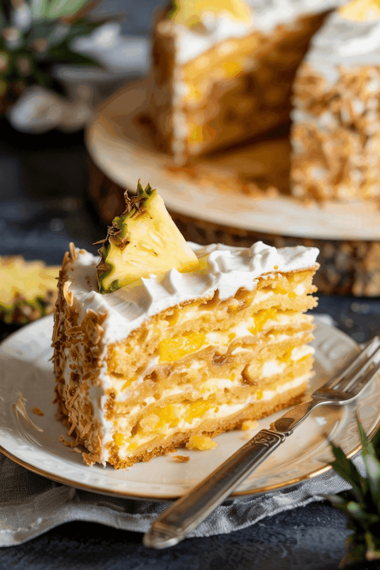 Pineapple Coconut Cake