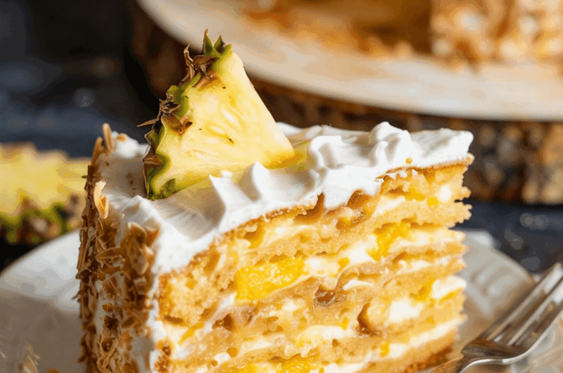 Pineapple Coconut Cake