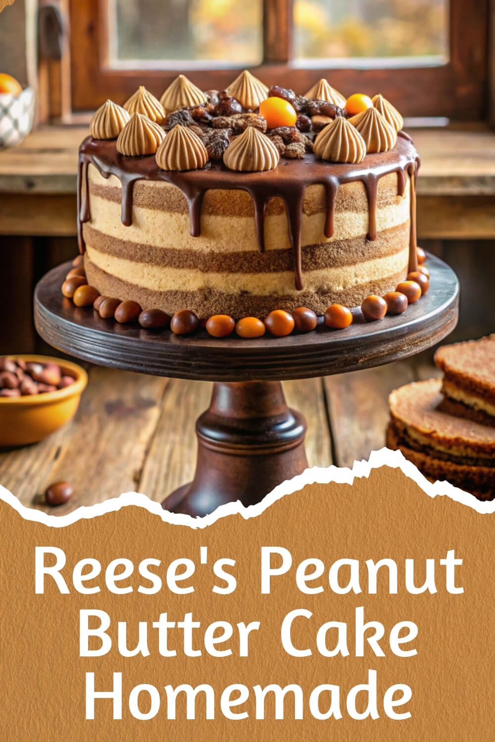 Reese's Peanut Butter Cake Homemade