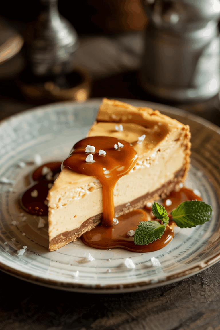 Salted Caramel Cheesecake