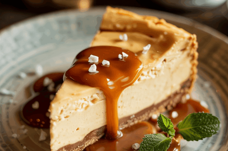 Salted Caramel Cheesecake