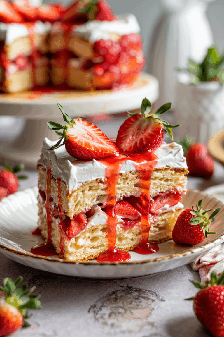 Strawberry Poke Cake