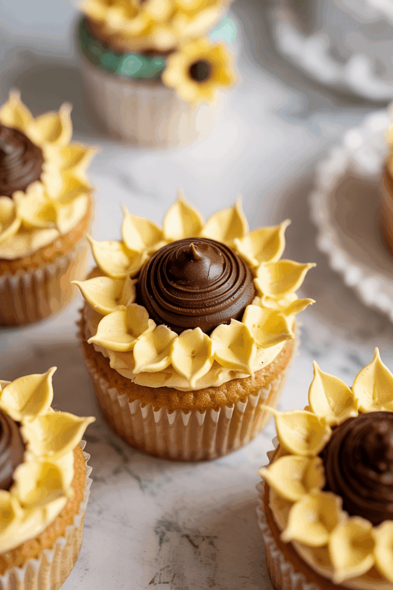 Sunflower Cupcakes