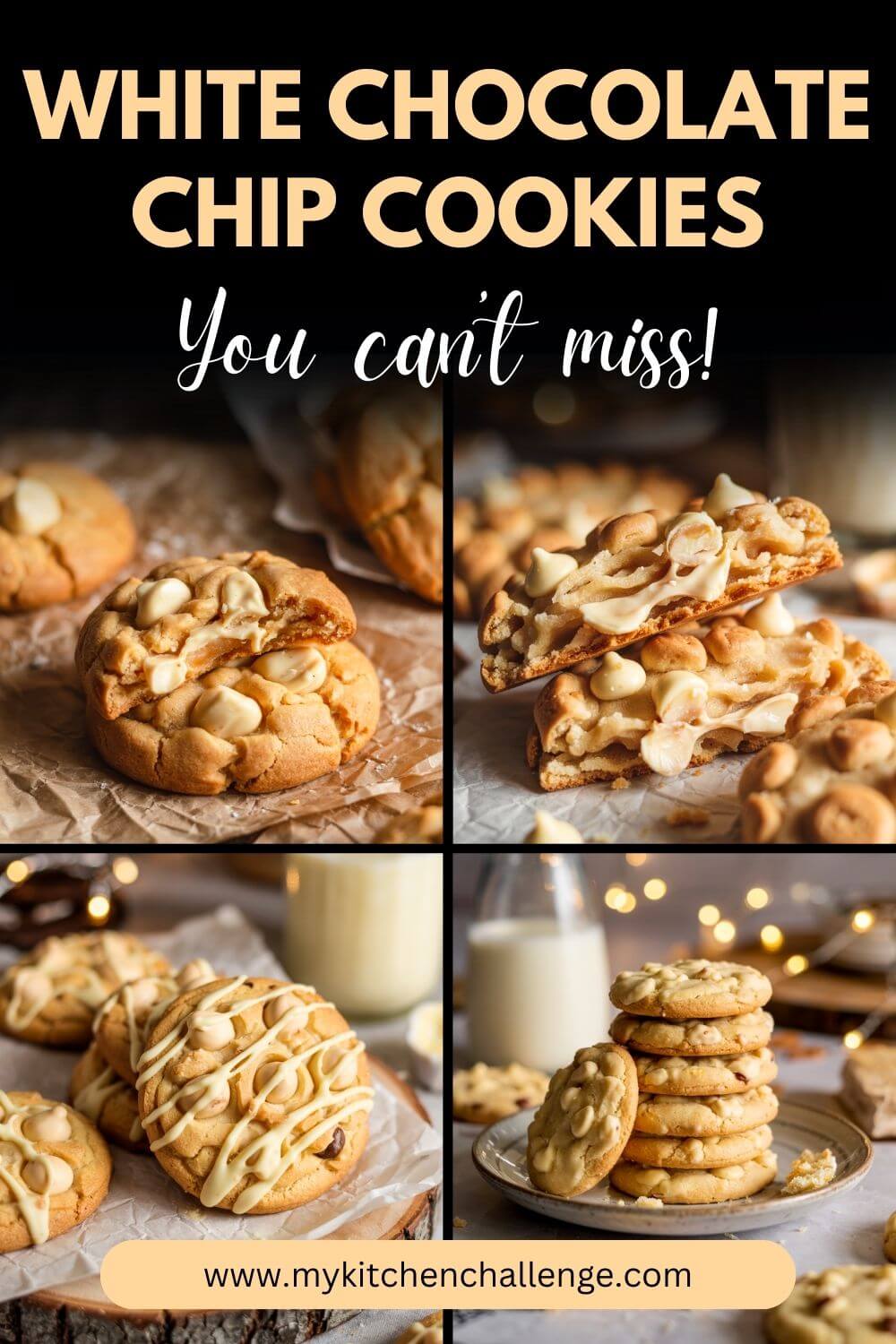 White Chocolate Chip Cookies Recipe