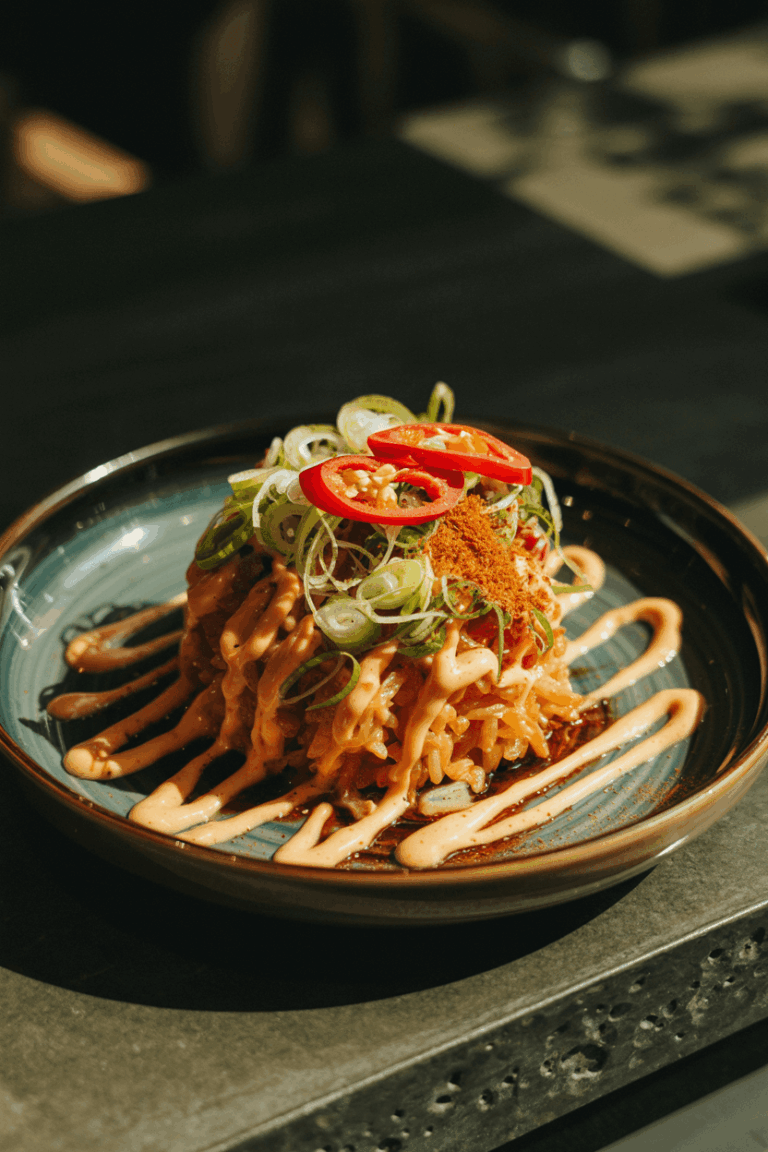 Air Fryer Spicy Salmon Crispy Rice