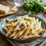 Creamy Garlic Penne Pasta