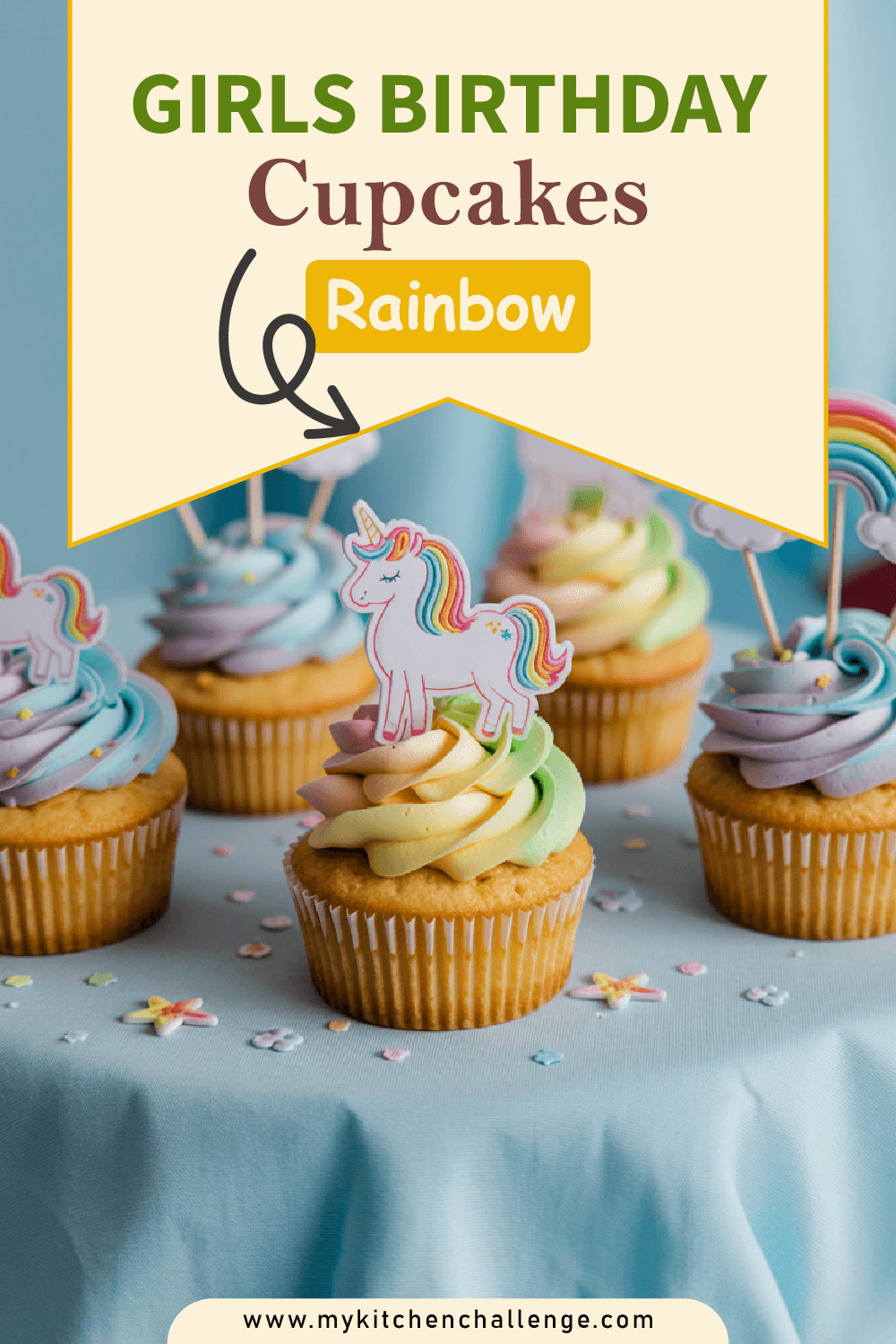 Rainbow Cupcakes