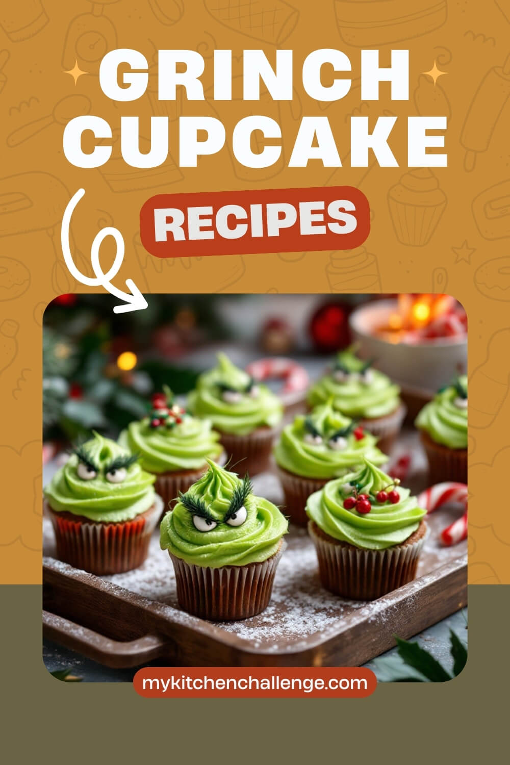 Grinch Cupcake