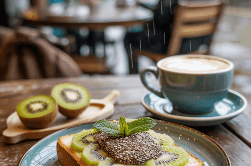 Kiwi Fruit Chia Seed Jam Recipe