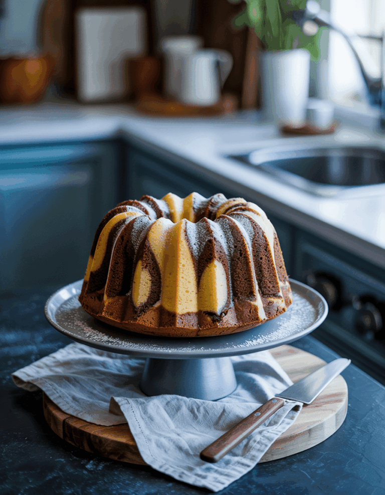 Marble Cake Recipe